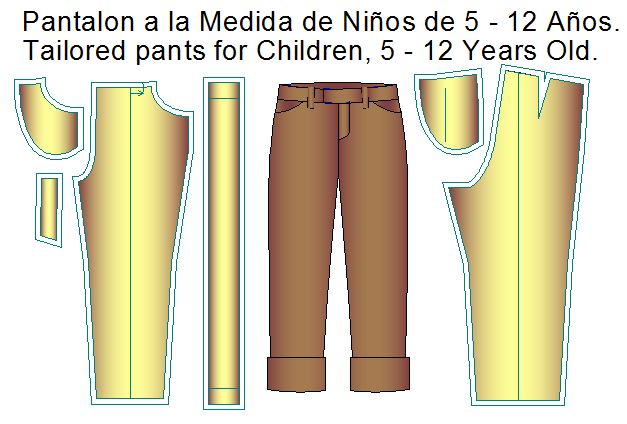 moldes de pantalon de vestir