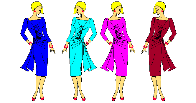 Moldes de vestidos con transformación de patrones