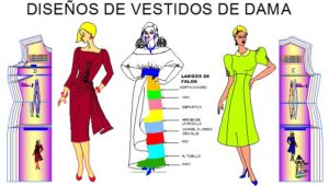 diseño de vestidos de dama