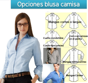 moldes de blusa cuello camisero
