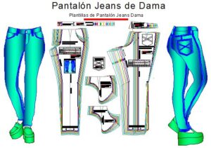 Plantillas de jeans