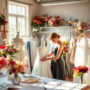 Diseñadora de modelos elegantes