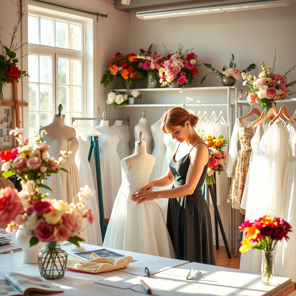 Diseñadora de modelos elegantes