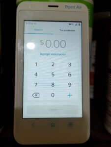 Terminal de cobro electr´nico