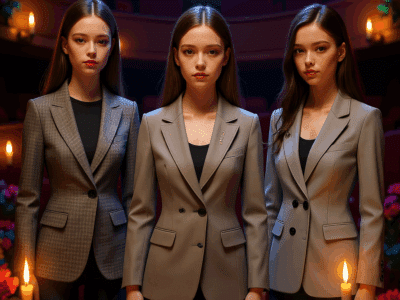 Diseños de saco estilo sastre