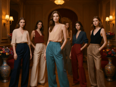 diseños de pantalon elegantes