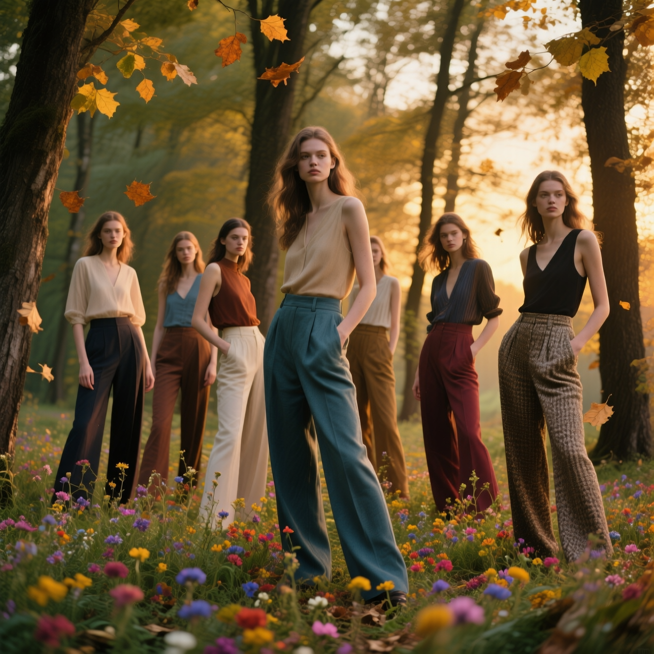 Diferentes modelos de pantalones de mujer