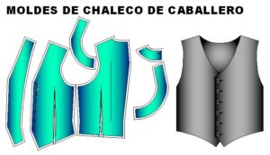 Moldes para confección de chaleco masculino